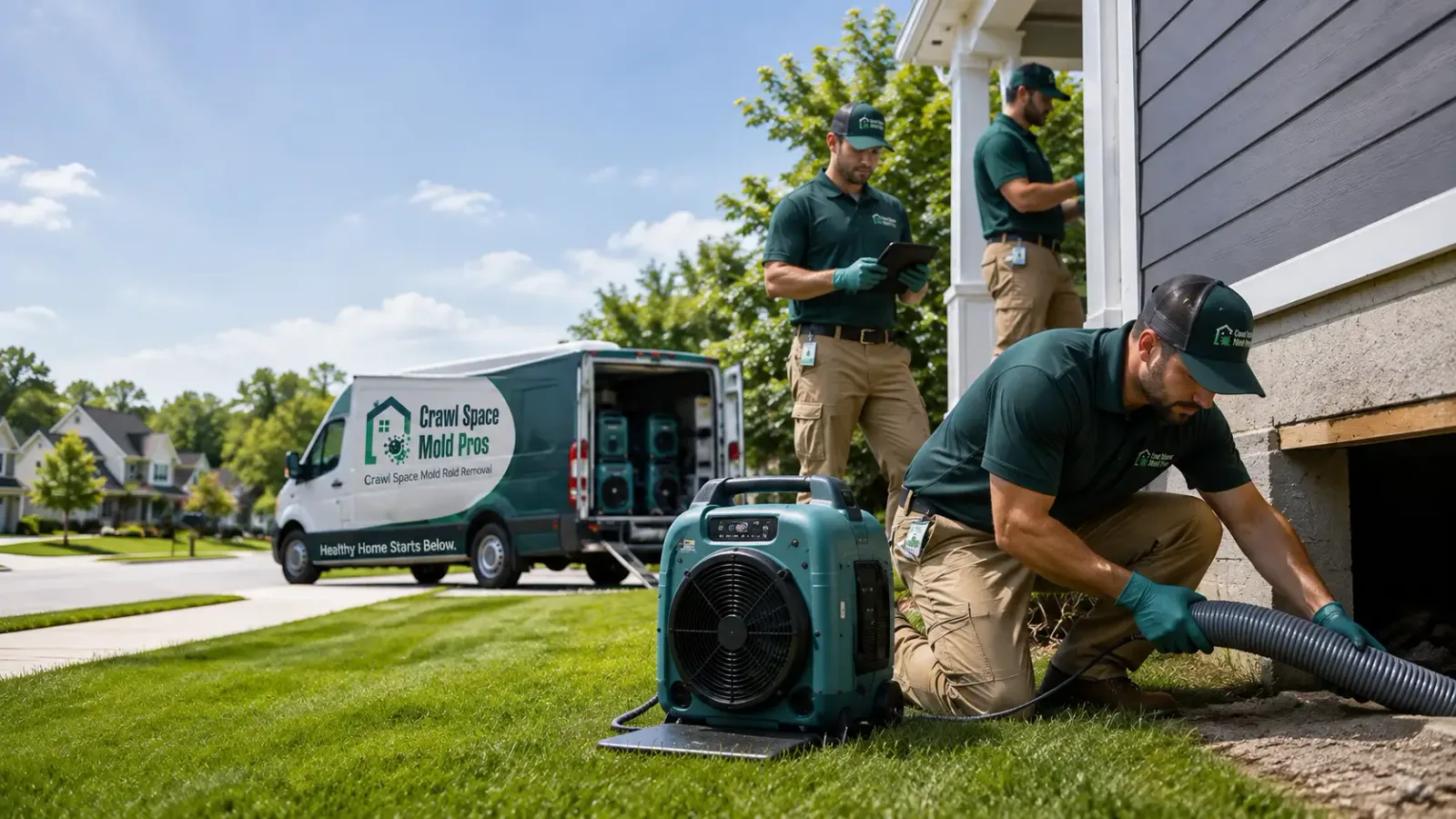 Crawl Space Mold Removal in Cumberland, OH